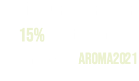 Visit our store for 15% off today. Enter code AROMA2021
